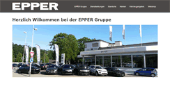 Desktop Screenshot of epper.ch