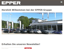 Tablet Screenshot of epper.ch